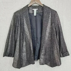 Alberto Makali Silver and Black Jacket XL